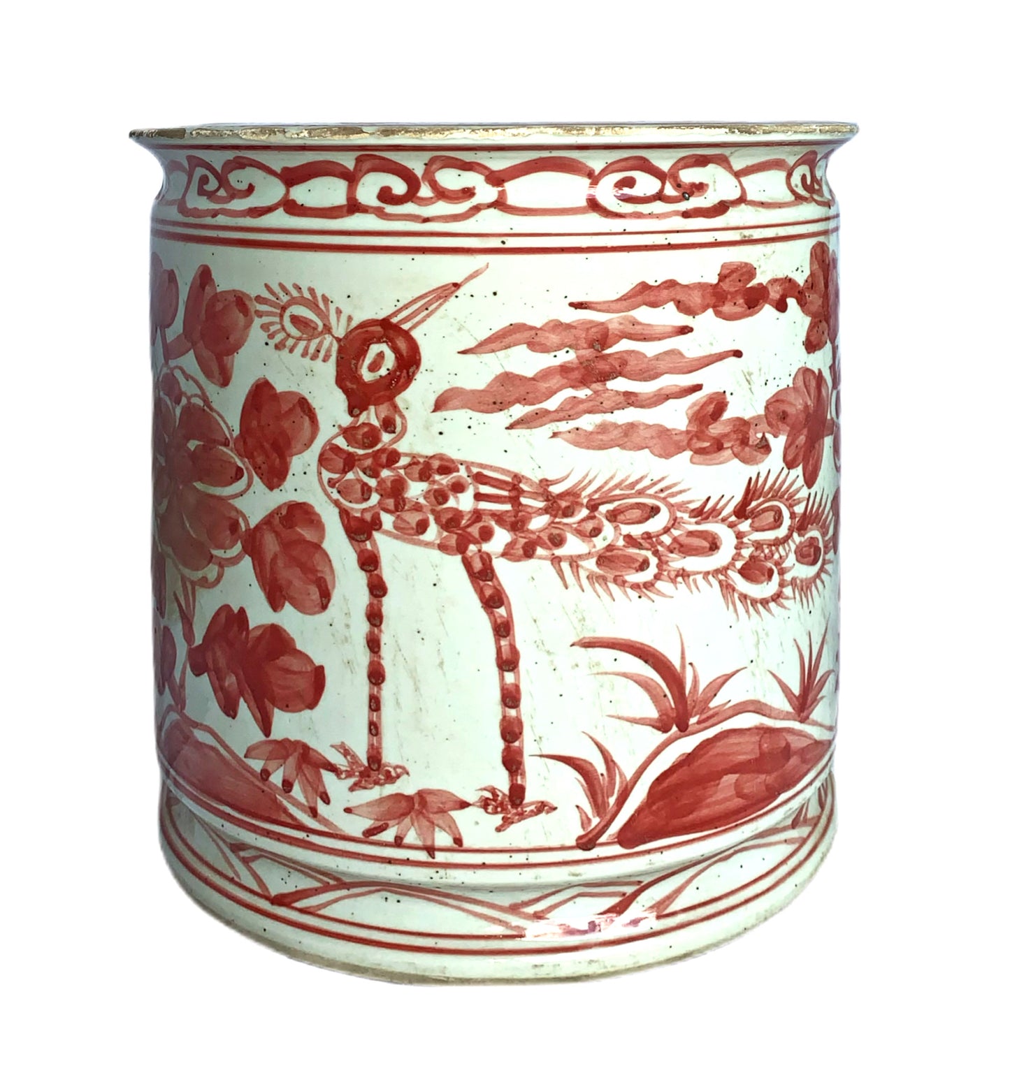 Red Bird Cachepot